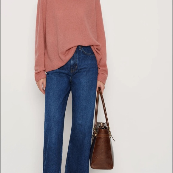 Reformation NWT Boyfriend Sweater in Dried Rose 🥀 - Picture 2 of 5